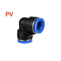 Raccord rapide en nylon, 1/4\" NPT mâle pour tube de 8 mm, raccord pour compresseur d'air