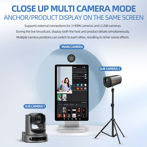 Equipo Todo <span class=keywords><strong>en</strong></span> Uno de 15.6 Pulgadas con Pantalla Táctil de 10 Puntos, Entradas HDMI para Configuración Multi-Cámara, Funciones de Anotación, Máquina de Transmisión <span class=keywords><strong>en</strong></span> <span class=keywords><strong>Vivo</strong></span> - Product Image 3