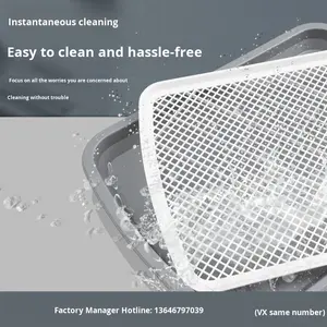 Extra grande Anti-Splash <span class=keywords><strong>Dog</strong></span> WC Stand Eco-Friendly Easy <span class=keywords><strong>Clean</strong></span> <span class=keywords><strong>Dog</strong></span> Mictório para pequenos cães grandes Feito plástico inclui sacos de cocô - Product Image 4