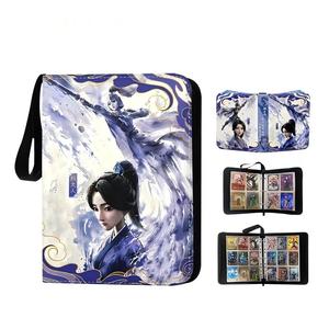 <span class=keywords><strong>Classeur</strong></span> de cartes à collectionner personnalisé Pokemoned, capacité 400 cartes, avec 4 pochettes en PU de 9 emplacements - Product Image 3