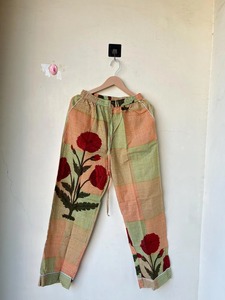 Ensemble de pyjama unisexe en coton biologique à imprimé floral, vêtements de nuit, robe élégante bohème, cadeau, robes pour femmes - Product Image 6