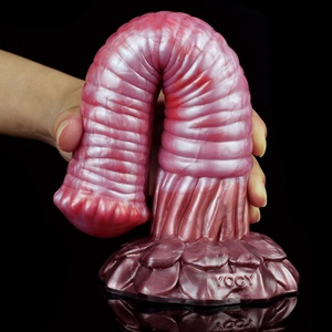 YOCY 10.6in Horse <b>Dildo</b> Fantasy Long Silicone G-Spot <b>Dildo</b> Flower Head With Suction Cup Anal Plug Sex Toy for Men Masturbator - Product Image 5