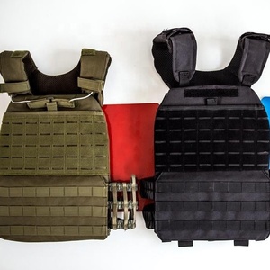 Oxford Material Durable <strong>Weight</strong> Vest <strong>Plate</strong> Carrier for Men Fitness Strength Training Adjustable Weighted Vest - Product Image 1