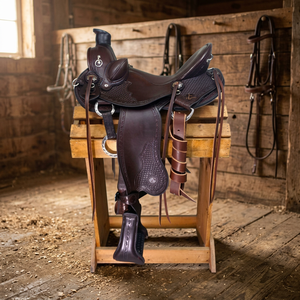 Silla de montar inglesa superventas, caja de sillas de montar para caballo, precio mayorista de fábrica, silla de carreras sostenible de bambú, herrajes SUS304 para caballo - Product Image 1