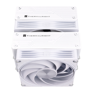Thermalright Frost Tower 140 WHITE ชุดระบายความร้อนซีพียูแบบลม พร้อมฮีทไปป์ 7 เส้น พัดลมคู่ 2400RPM 1850RPM PWM สำหรับ LGA1700 AM5 - Product Image 2