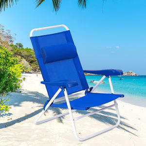 Dingsheng <span class=keywords><strong>เก้าอี้</strong></span>ชายหาดพักผ่อ<span class=keywords><strong>น</strong></span>ด้วยมือทำจากพลาสติกปรับได้พับได้ตั้งแคมป์สวนชายหาด - Product Image 4