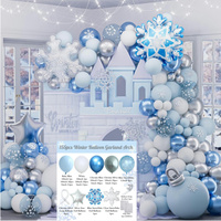 Kit d'arche de ballons en gros pour fêtes, guirlande rose, bleue et or rose pour décorations de ballons d'anniversaire et de mariage