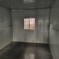 Maison conteneur pliable moderne, maison préfabriquée portable de petite taille avec installation rapide