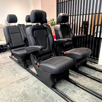Sièges rabattables en cuir pour Mercedes-Benz Vito Tourer, Classe V et Metris avec installation facile