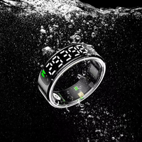 Anillo Inteligente 2026 con Pantalla, Monitor de Salud, Resistente al Agua 5 ATM, Monitor de Sueño para Hombres y Mujeres, Compatible con Teléfonos Apple, Xiaomi y Samsung