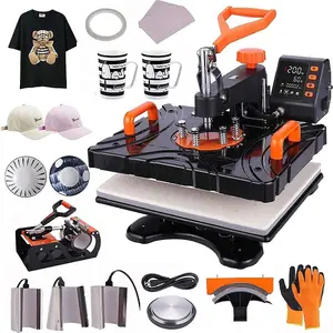 Freesub New Arrivals 10 in 1 heat press machine T-shirt pen printing machine mug hat cap heat press machine P8100-10