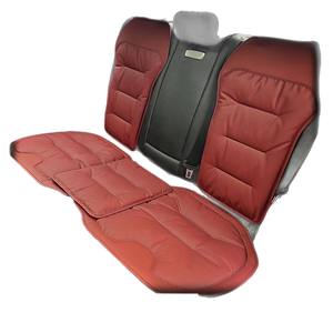 Cojín y respaldo de asiento de coche Premium para todas las estaciones, accesorio Interior de verano de estilo Universal de cuero de una sola pieza de gama alta - Product Image 5