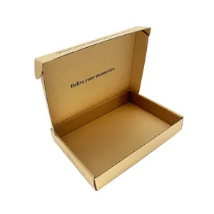 Eco Friendly Custom Printed Packaging Carton Box Kraft Paper Corrugated Shipping Mailer Box With Logo