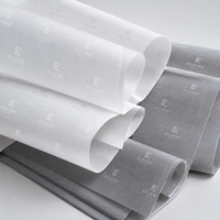 Papier de soie biodégradable écologique de qualité supérieure 17 g/m², imprimé sur une face avec logo personnalisé, pour vêtements, chaussures, emballage cadeau