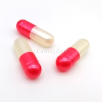 Capsules dorées de médicaments brillantes, 7 pièces, perles en gel, vide