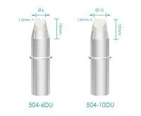 Pointes de soudage manuelles pour la série 504, nouvelles, pour station de soudage TS2400 400W, en cuivre de haute qualité, formes coniques/biseautées/ciseaux/couteau
