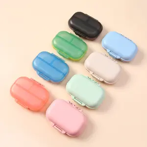 Travel Pill Organize Moisture Proof Pill Holder Daily Medicine Organizer Pill Container 7 Compartments for Vitamin Supplement
