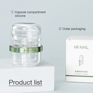 Outils en silicone neutres <span class=keywords><strong>de</strong></span> style dessin animé MR NAIL, tampon pour nail art, autocollant personnalisé, encre pour tamponnage, vernis, taille réglable - Product Image 6