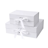 Boîte cadeau en carton de luxe personnalisée avec logo, emballage rigide durable pour les entreprises, les festivals et les cadeaux personnels