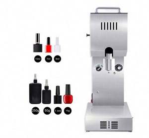 Petite machine électrique de vissage, de bouchage et de scellage pour bouteilles en plastique, verre, canettes et pots – Machine de bouchage pour bouteilles d'huiles essentielles et de liquides - Product Image 2