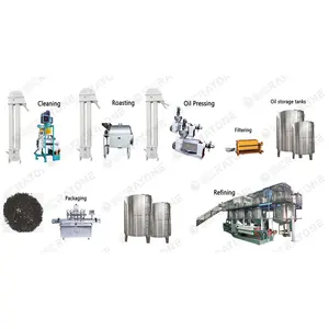 oil making machine Seed oil production line edible oil refinery machine