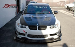 Capot en fibre de carbone de style <span class=keywords><strong>V</strong></span> pour BMW M3 / E92 / 2009-2013 pour BMW Série 3 E92 E93 M3 (JSK080703) - Product Image 2