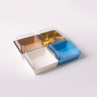 Boîte à sushi jetable en gros, conteneur à emporter en papier kraft, plateau à sushi empilable, boîte à sushi à emporter pour chaîne de restaurants