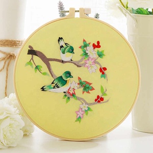 Flor chinesa Broderie Bordado Kit Ponto Cruz Conjunto Com Padrão De Argola Impresso Bordado Costura Arte Artesanato Decoração - Product Image 3
