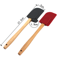Spatule à gâteau en silicone de qualité alimentaire, grattoir de cuisson résistant à la chaleur pour mélanger et étaler