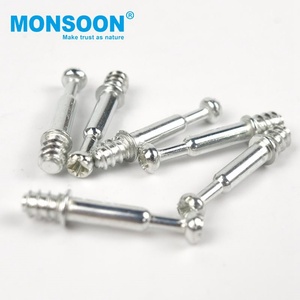 Kitchen Cabinet Cupboard Corner Brackets Zinc Plated Self Tapping Sliver Cabinet Wood Door Connecting Fastener Joint Connector - Product Image 3