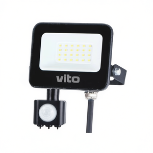 Vito 10W <b>LED</b> Outdoor Floodlight 6000K Cold <b>Light</b> PIR <b>Sensor</b> - Product Image 3