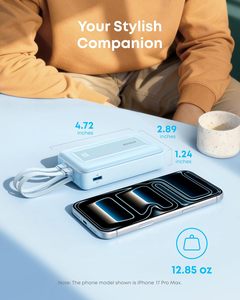 Original For Anker Zolo Power Bank 45W Max Fast <b>Charging</b>, 20000mAh Battery Pack Type <b>C</b> cable A110M - Product Image 5
