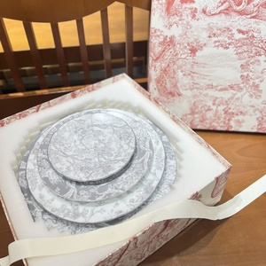 Juego de Vajilla de Porcelana Fina con Diseño Dorado Moderno y Lujoso, Plato de Presentación de Cerámica, Venta al Por Mayor de Fábrica - Product Image 3