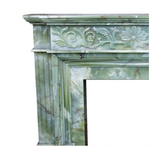Décoration en marbre naturel chinois et européen, Cheminée de style Jade Boutique, Mur d'arrière-plan haut de gamme pour entrée, Fabrication de cheminées - Product Image 2