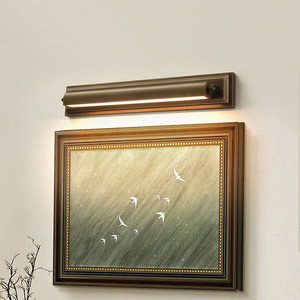 Full Copper Retro <b>Wall</b> Lamp Led <b>Long</b> Strip Light For Gallery Hotel Entryway <b>Mirror</b> Lighting - Product Image 1