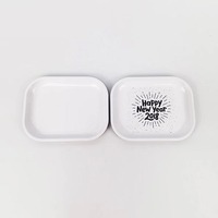 Plaque en fer blanc pour Sublimation, pièces, Mini cendrier en métal personnalisé, plaque à rouler pour Cigarette