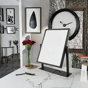 New Design China Factory OEM Unbreakable Standing <b>Square</b> Framed Table Top Cosmetic Makeup <b>Mirror</b> - Product Image 3