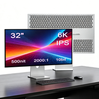Écran de jeu plat 27 32 pouces 4K 5K 6K 60Hz/75Hz LCD IPS pour ordinateur de bureau