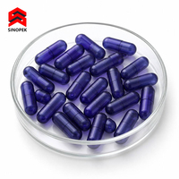 Capsules vides translucides vert menthe en pullulan, fabriquées à partir de fermentation végétale, avec coque anti-humidité pour vitamines, OEM