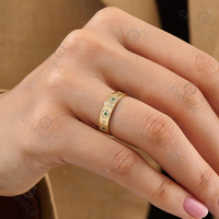 Anillo elegante y encantador de Gemnel, plata de ley 925, con circonitas.