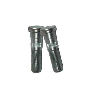 Boulons dentelés de fabricant de produit en acier au carbone de qualité personnalisée 9/16 Fixations de taille en pouces de diamètre M12 * 1.5 <span class=keywords><strong>Goujon</strong></span> de roue - Product Image 5