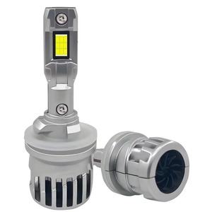 Nuevo estilo con ventilador de alta potencia enchufe directo mini H11 H4 H7 faro 9005 9006 6000K 12V faro LED para coche - Product Image 6