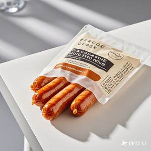 Emballage sous vide pour aliments, saucisses, viande, matière congelée et à mijoter, sacs brillants en mylar avec fermeture éclair, prix imbattable, impression personnalisée - Product Image 4