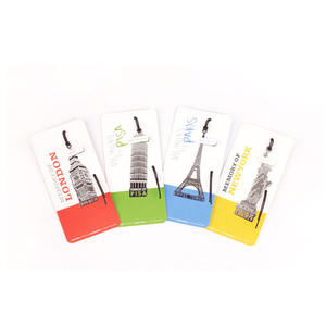 Marcapáginas Metálico de la Torre Eiffel, Estatua de la <span class=keywords><strong>Libertad</strong></span>, Big Ben, Torre Inclinada de Pisa, Regalos Promocionales - Product Image 1