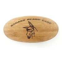 Brosse à barbe en bambou à poils de sanglier pour hommes Offre Spéciale avec logo personnalisé Brosse en bois pour barbe et moustache