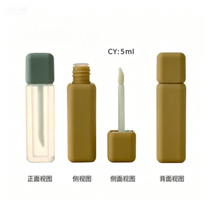 หลอดลิปกลอสแบบสี่เหลี่ยมฝ้าแบบใหม่ บรรจุภัณฑ์เครื่องสำอาง - Product Image 2