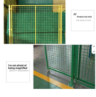 Clôture de sécurité modulaire en métal galvanisé et thermolaqué pour entrepôt, cloison de protection pour atelier, garde-corps industriel pour usine