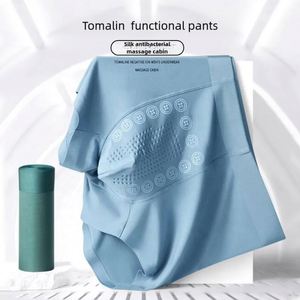 Factory Wholesale <b>Custom</b> Modal <b>Boxer</b> Underwear Breathable Knitted Business Simple Underwear Comfortable Particle Massage Design - Product Image 1