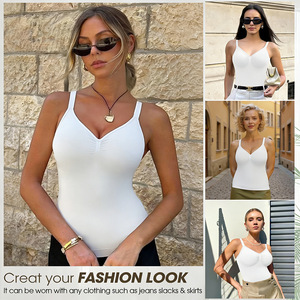 Veste gainante <span class=keywords><strong>corset</strong></span> sans couture en nylon fin pour femme <span class=keywords><strong>grande</strong></span> <span class=keywords><strong>taille</strong></span>, style européen et américain, col en V, effet ventre plat, pour le commerce transfrontalier - Product Image 1