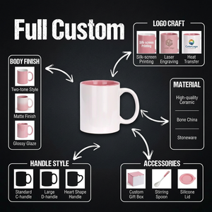 <span class=keywords><strong>Taza</strong></span> de Cerámica para Sublimación de Alta Calidad 2026 con Logo Personalizado e Interior Colorido de 330ml, Proveedor de Tazas para Sublimar - Product Image 4